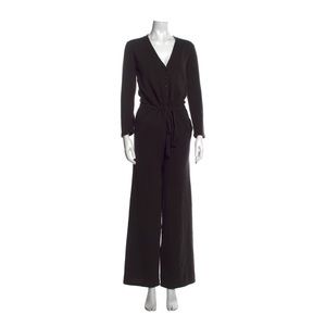 Allude cashmere jumpsuit • size small • dark brown / black